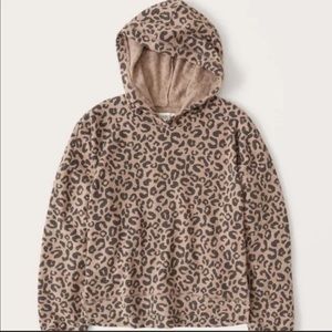 Abercrombie Cozy Leopard Hoodie